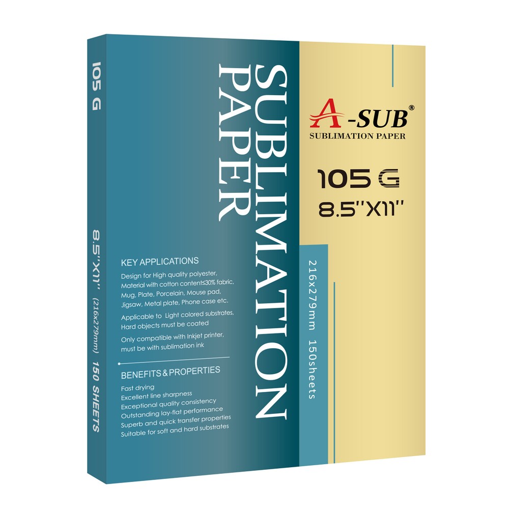 Bundle Kit A-SUB Sublimation Paper 150 Sheets 105g + Koala Sublimation Ink 400ML