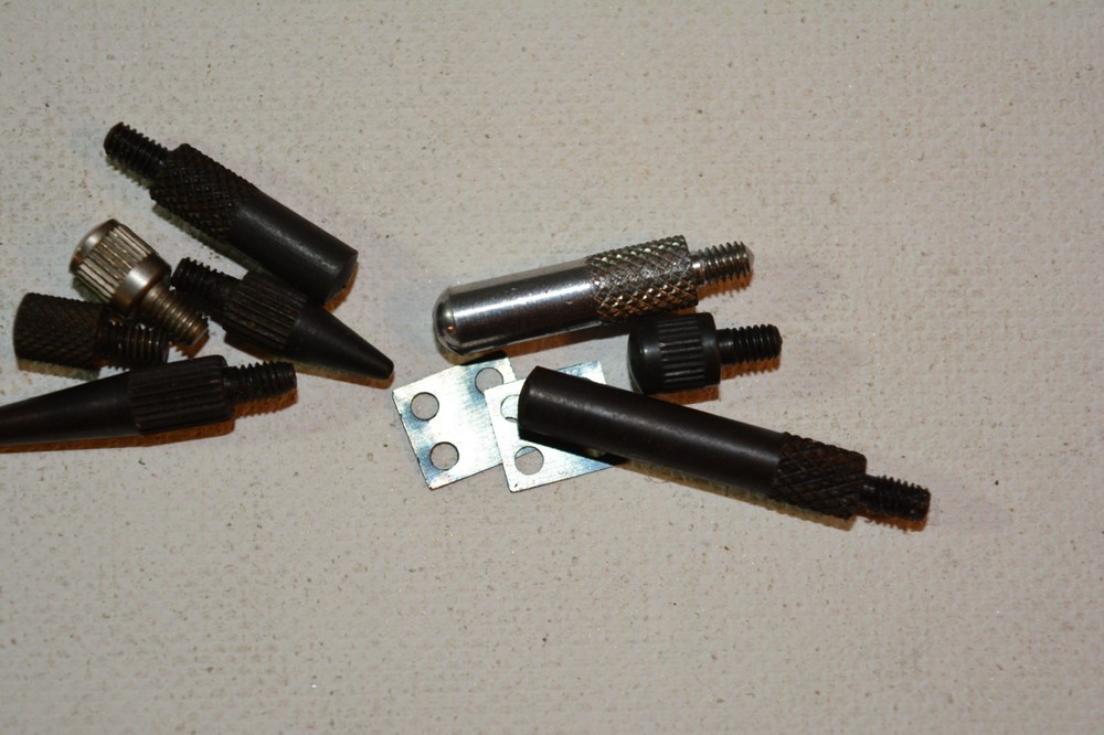 Lot of Machinists Dial Indicator end points, hardware