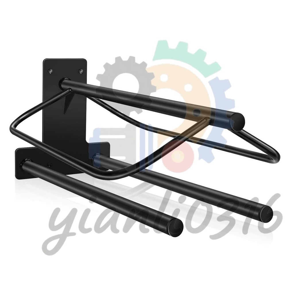 1* Black Heavy Duty Wall Mounted Saddle Stand Saddle Pad Saddle Pad Rack Bracket
