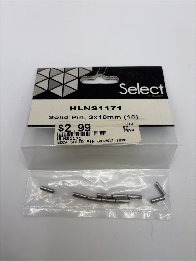 HELION HLNS1171 SOLID PIN / 3 X 10MM X 10PC. B32