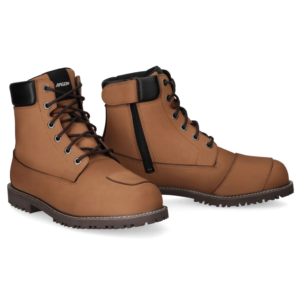 Argon Quarry Motorcycle Boots 3107215 Camel Brown Size 46
