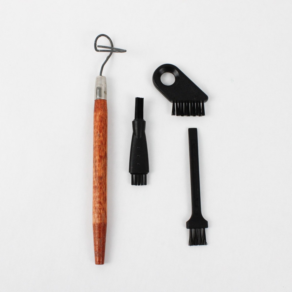 Assorted Small Clay Hand Tools, 11 Pieces Including Template