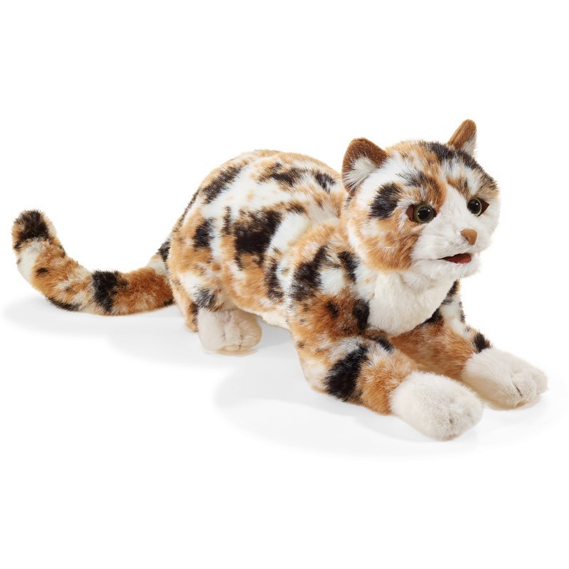 Calico Cat Folkmanis Hand Puppet