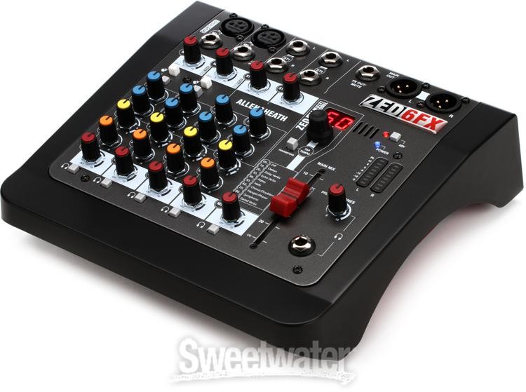 Allen & Heath ZED-6FX 4-channel Mixer with Effects