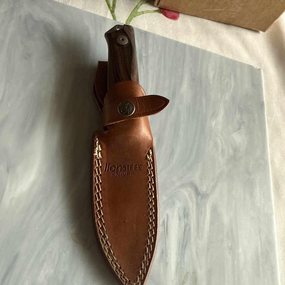 Lion Steel Molletta Fixed Blade /leather Sheath