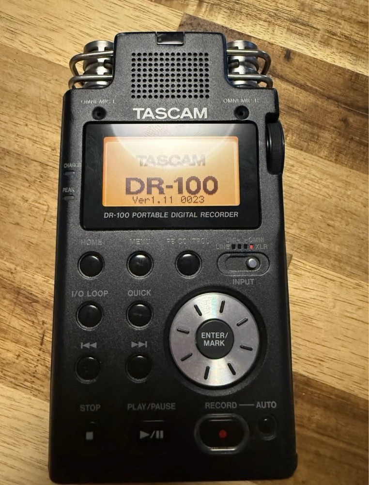 Tascam Dr-100 Audio Recorder