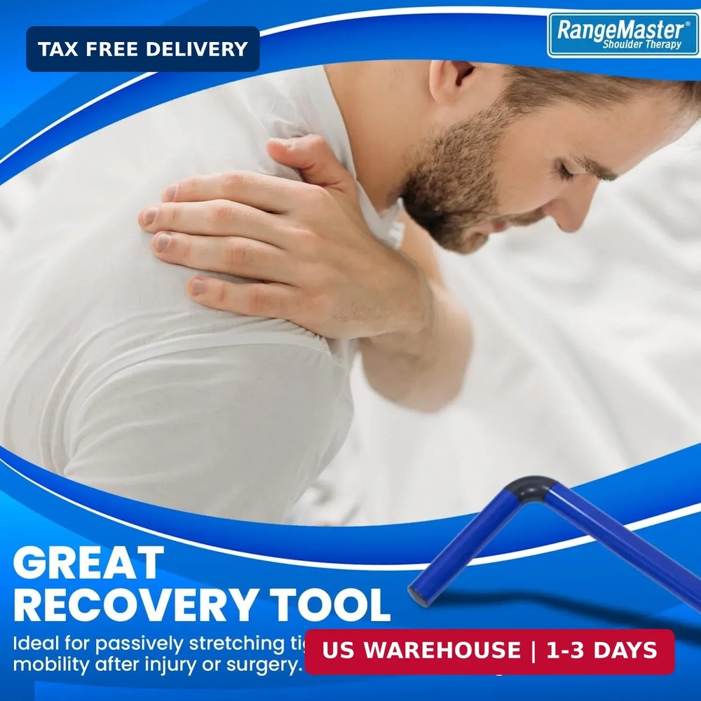 RangeMaster ShoulderWand Therapy Stretching Tool│Collapsible Stretching Bar │Phy