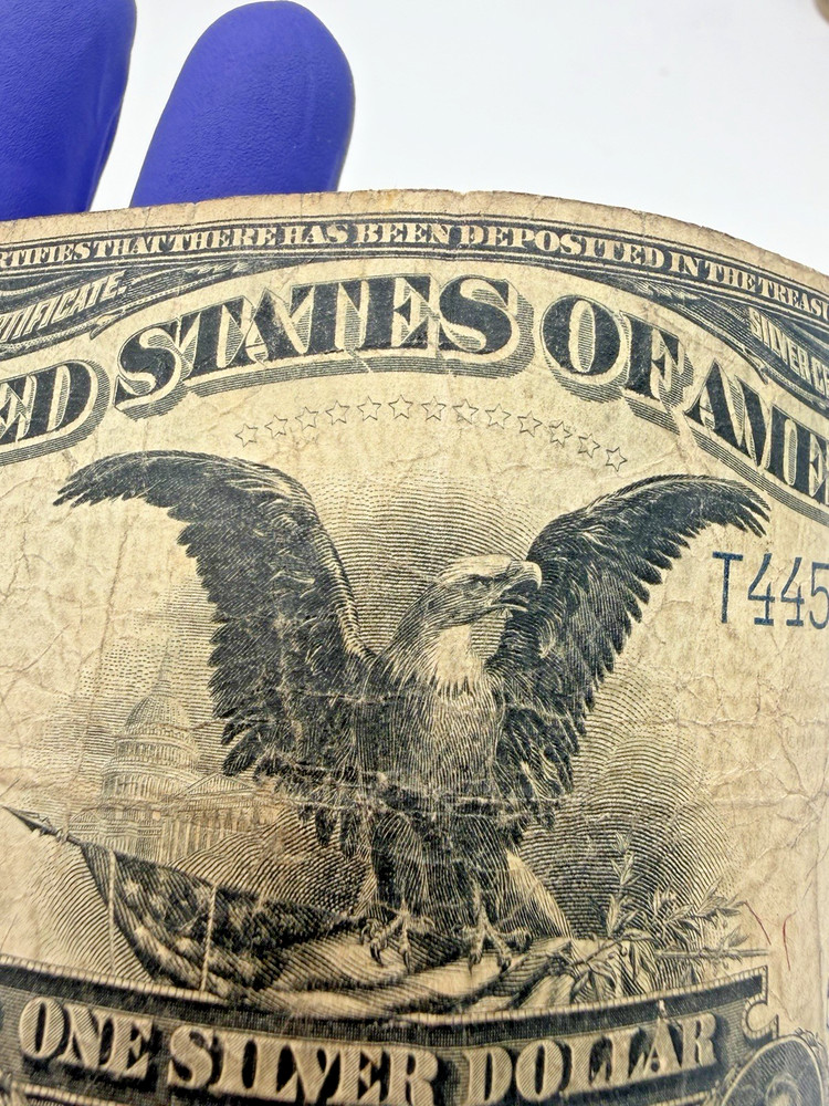 1899 $1 Silver Certificate “Black Eagle” Note Speelman / White Extremely RARE!!