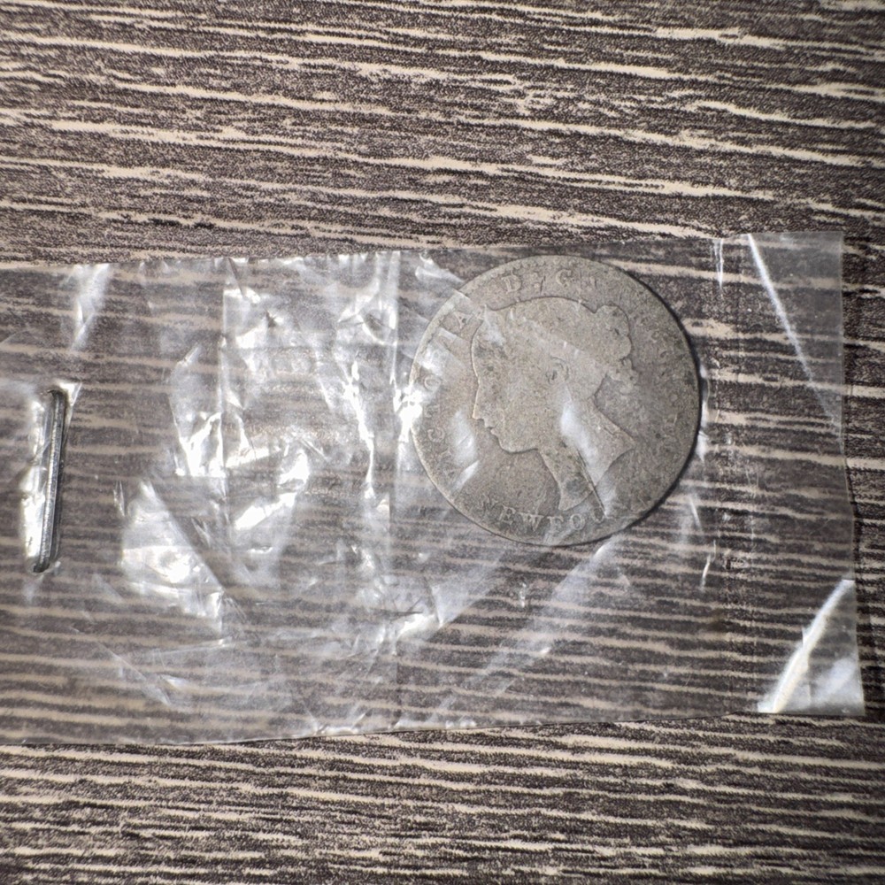 1865-1896 Silver Newfoundland 10 Cent Coin