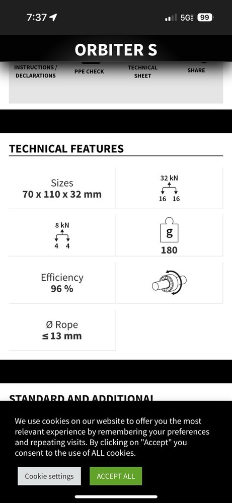 Climbing Technology Orbiter S Light Alloy Pulley