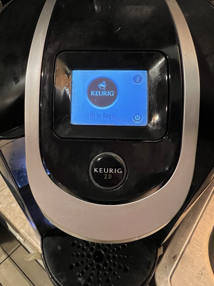 Keurig 2.0 K2.0-400 Brewing System Coffee Maker Black Silver - Missing inside fi