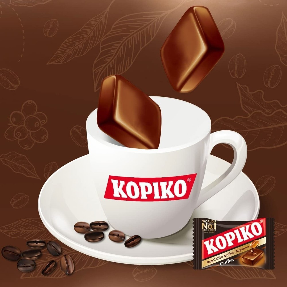 2Pack Bold-Tasty Hard Candy from Indonesia with Real Coffee Extract A Satisfyi
