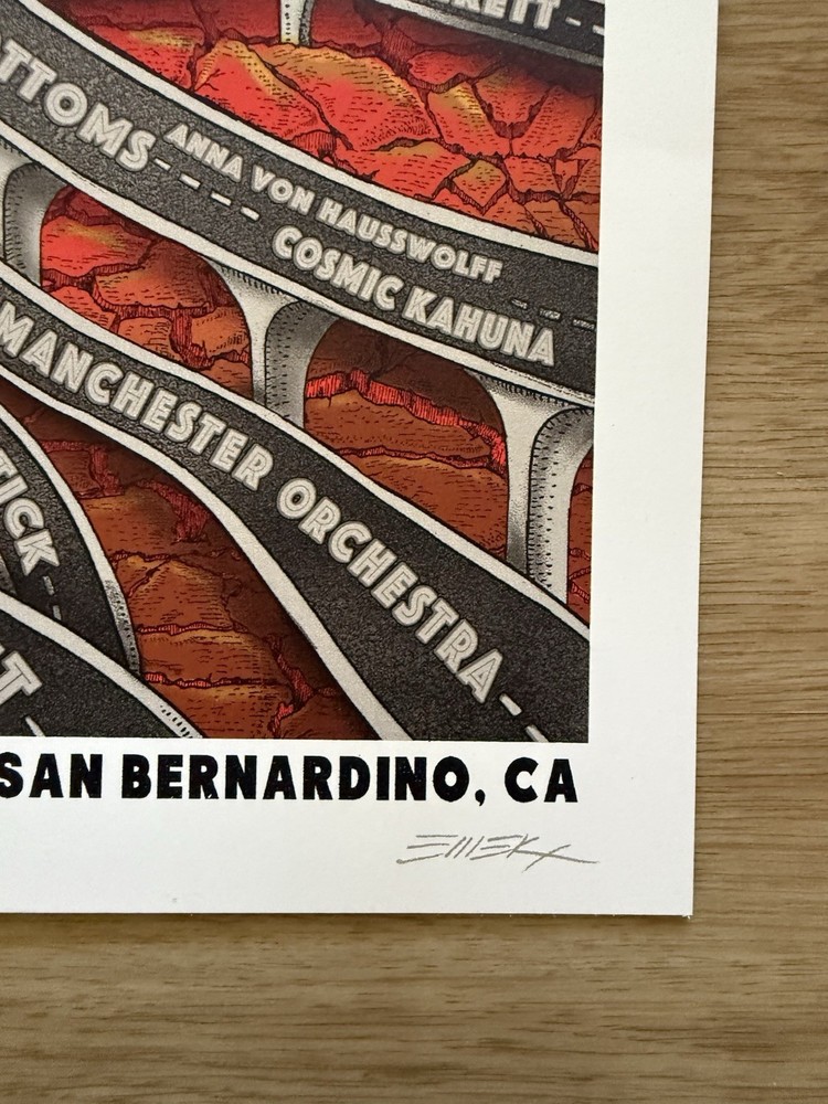 Foo Fighters CAL JAM 18 Poster EMEK