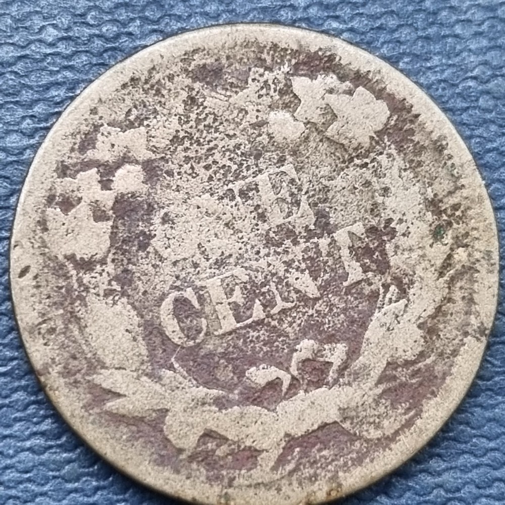1858 Flying Eagle Cent 1c Circulated #101109