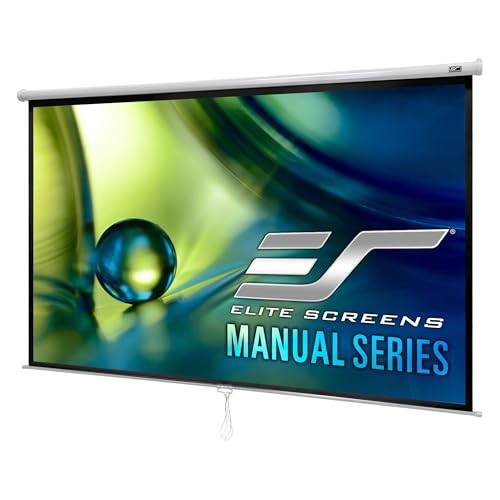 ELITE SCREENS MANUAL SERIES 100" 16:9 PULL DOWN Projector - Scratch & Dent