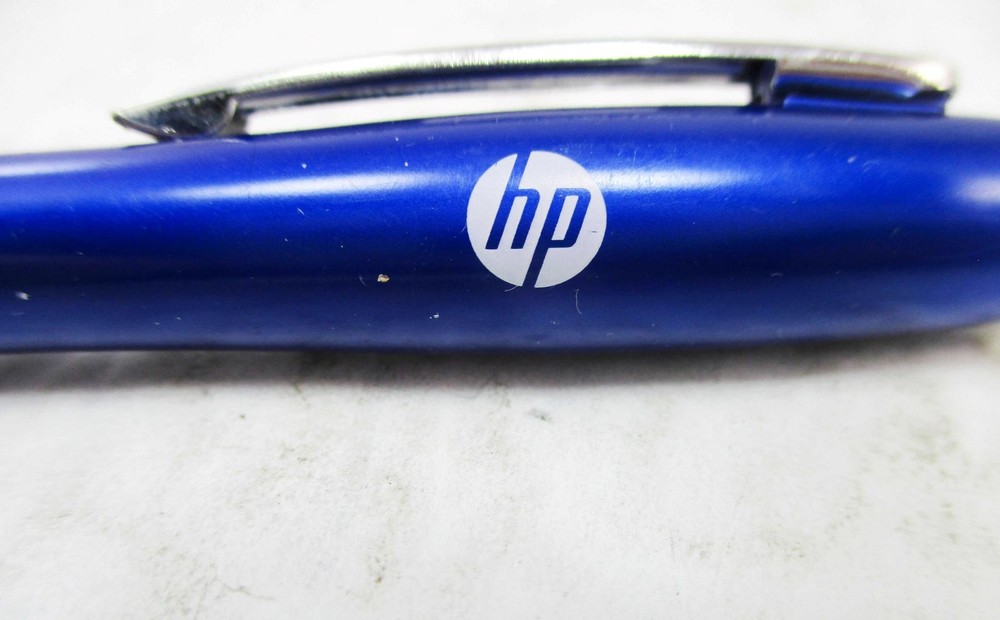 HP Hewlett Packard Logo Blue Ballpoint Pen