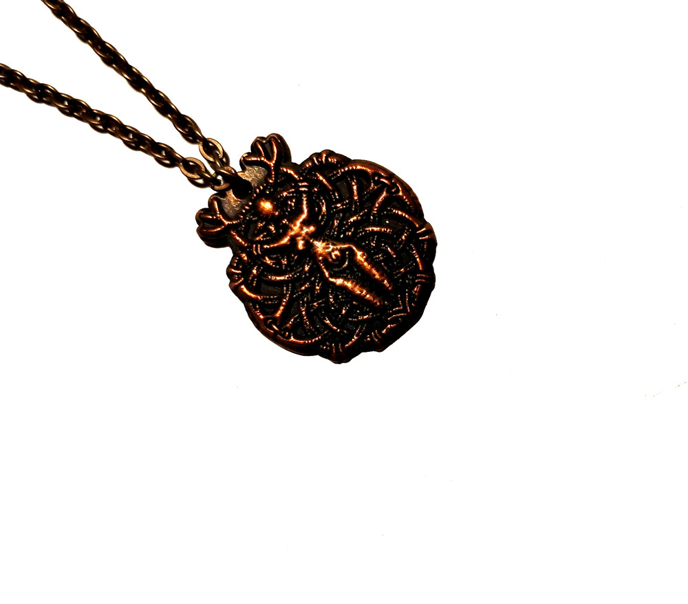 Haunted Witch Necklace, The Sacrificial Ghost Witch!