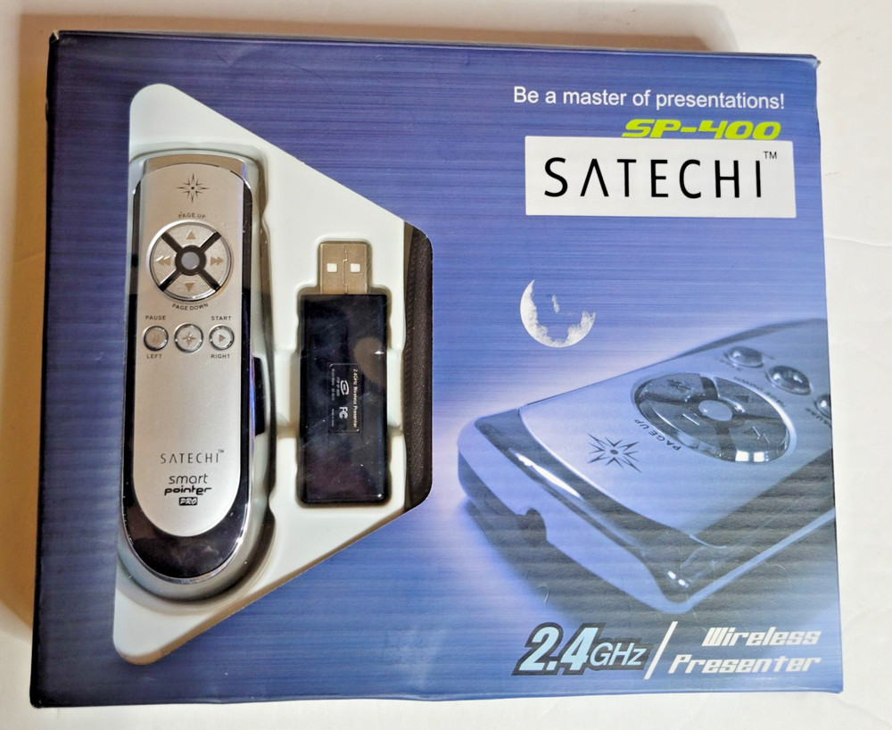 Bluetooth Wireless Presenter Pro Pointer Remote Control SP-400 NOB