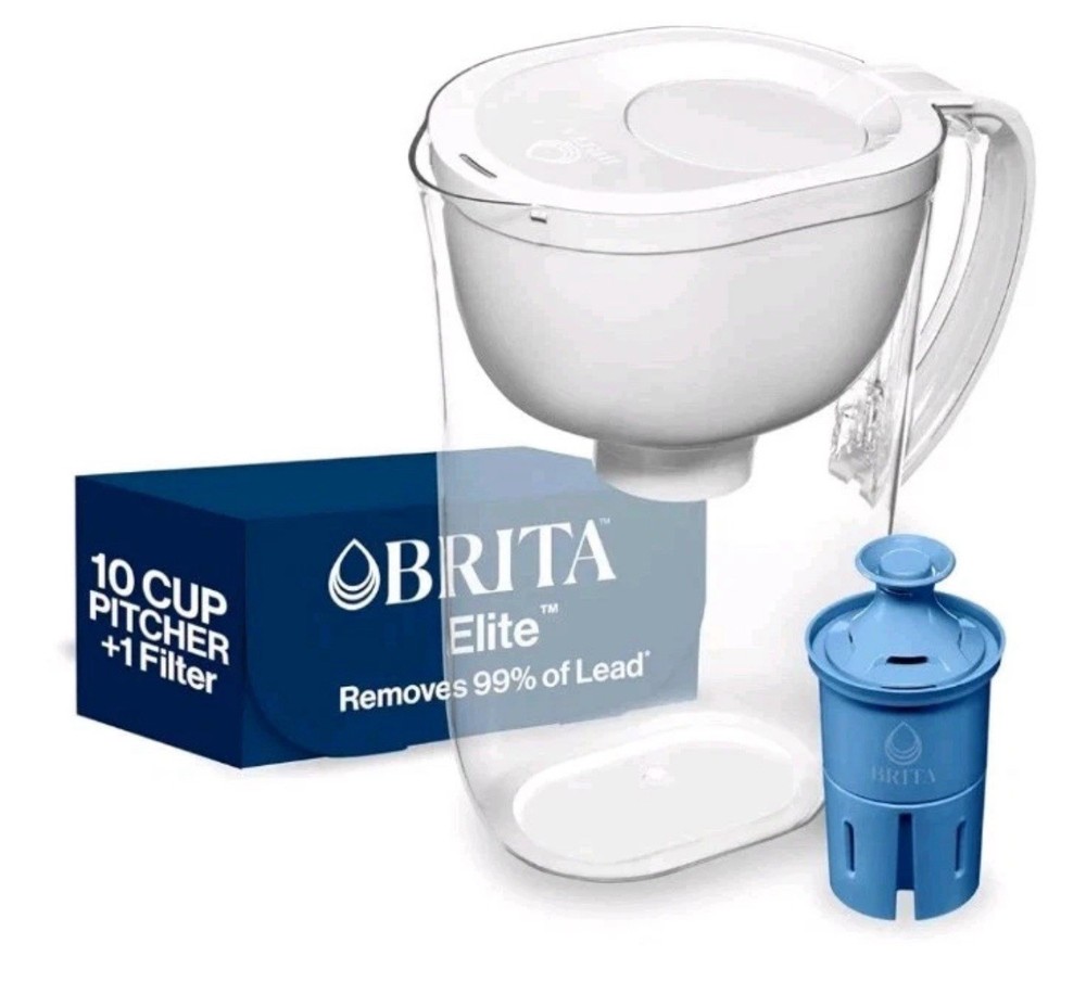Brita Everyday Elite Water Filter Pitcher - SmartLight Filter Change Indicators