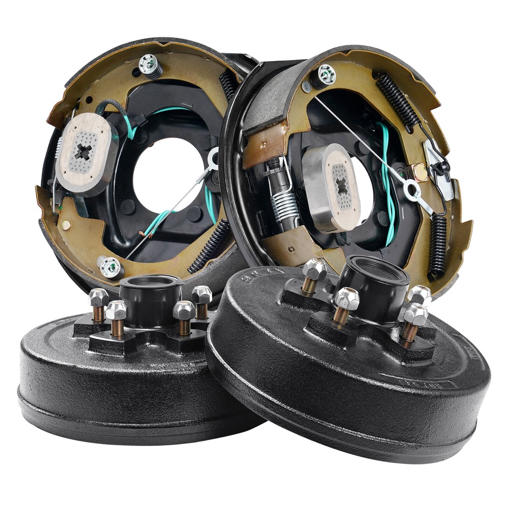 VEVOR Electric Trailer Brake 10" x 2-1/4" & 5 on 4.5" Hub Drum Kit for 3500 lbs