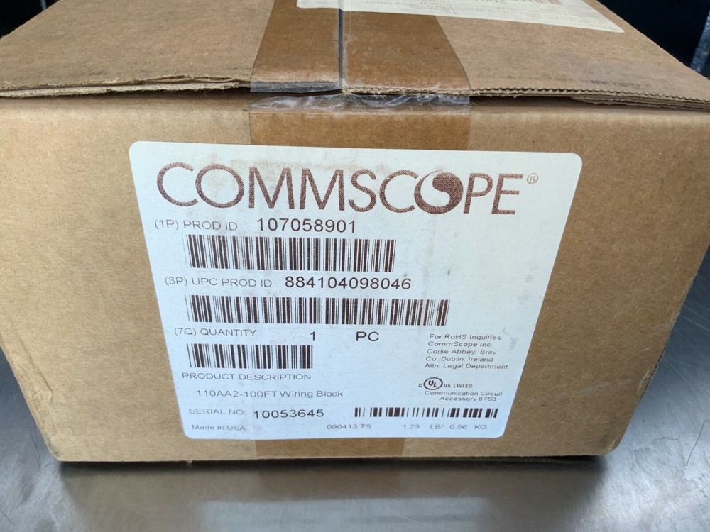 Commscope 107058901 110AA2-100ft. Wiring Block