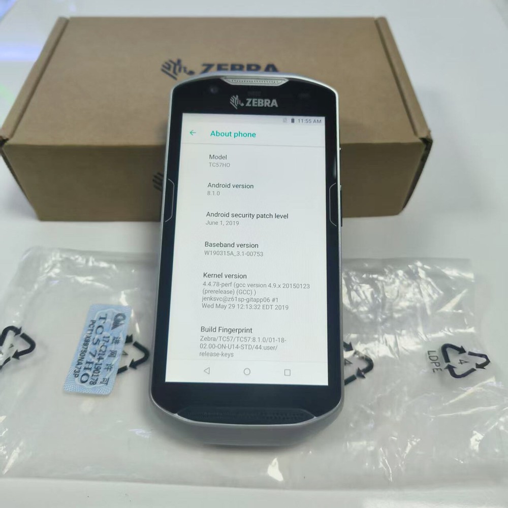Zebra TC57 Android Mobile Computer 1D/2D Barcode Scanner TC57HO-2PEZU4P-KD