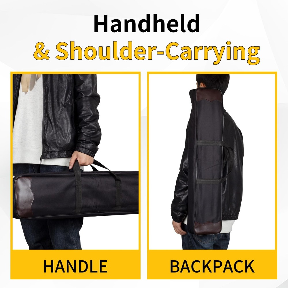 Takedown Recurve Bow Case Double Layer Bag Portable Soft Archery Storage