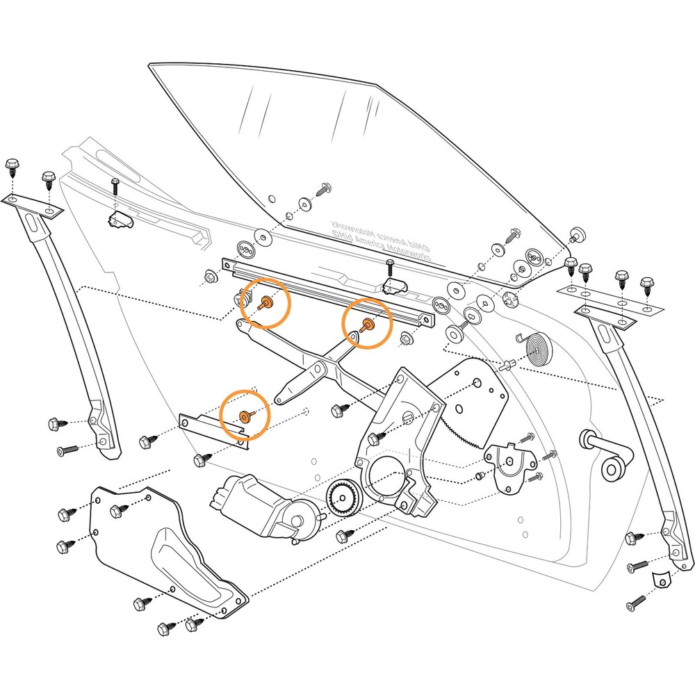 Window Regulator Roller For 1968-1982 Corvette