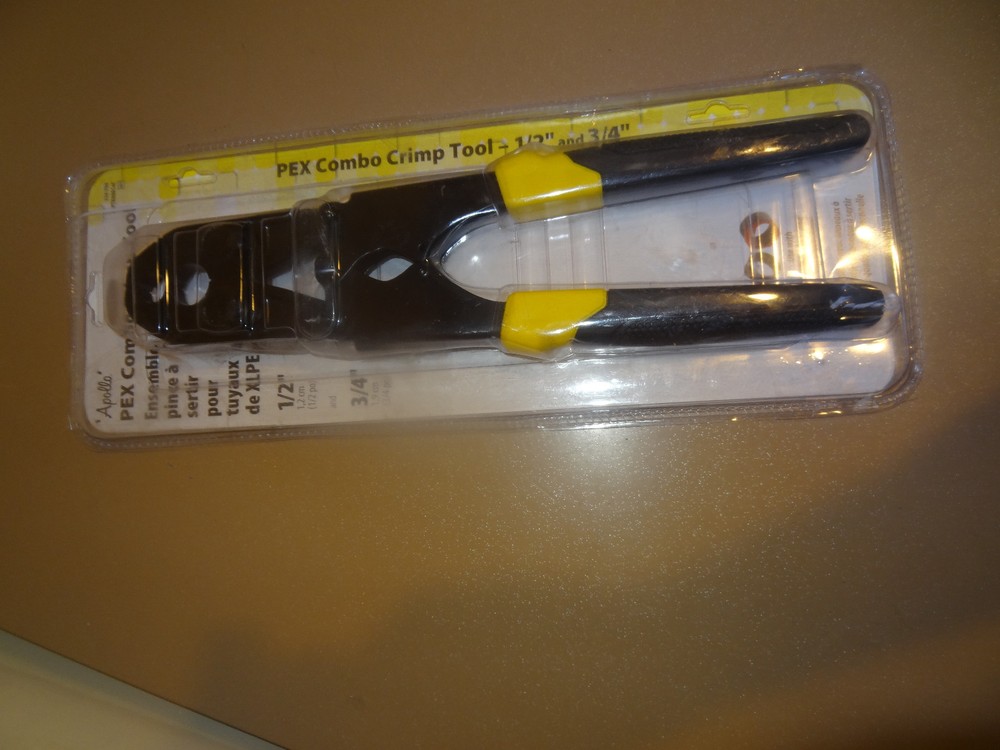 Apollo 69PTKH0014C  PEX Combo Crimp Tool For 1/2 in. and 3/4 in. Pex Pipe - Open