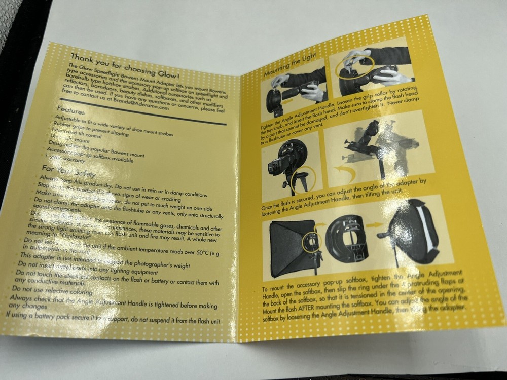 bowens s type mount adapter for speed light glow by flashpoint