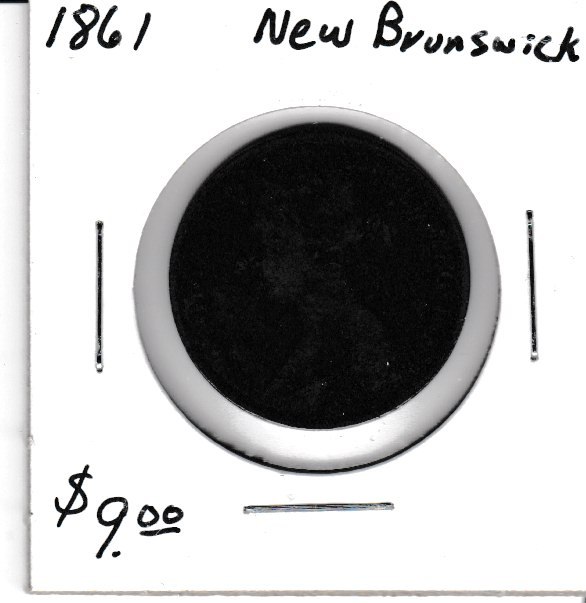Canada 1861 1 cent New Brunswick