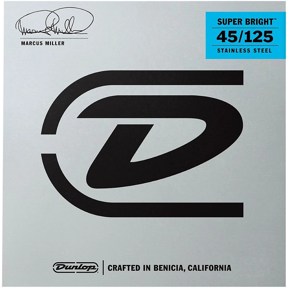 Dunlop Marcus Miller Super Bright 5-String Electric Bass Strings (45-105)