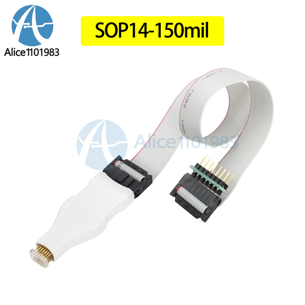 SOP14 SOP16 Chip Download Burn Read Write Test ProbeProgrammer Download Cable