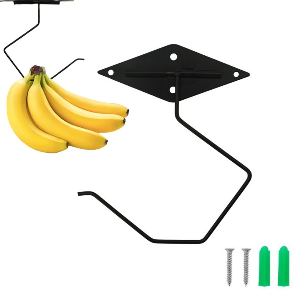 Heavy Duty Foldable Metal Hook for Kitchen Bananas and Home Organization