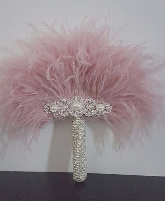 Mauve Turkey Marabou Feathers Long Fluffy 4-7" 25 Pc
