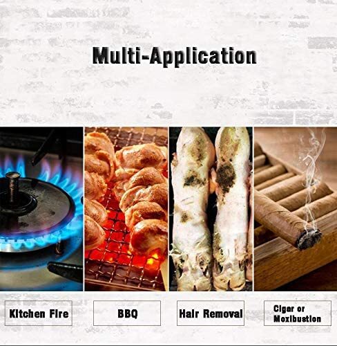 2 Pack Butane Torch Lighter Refillable Pen Lighter Adjustable Jet Flame Butane