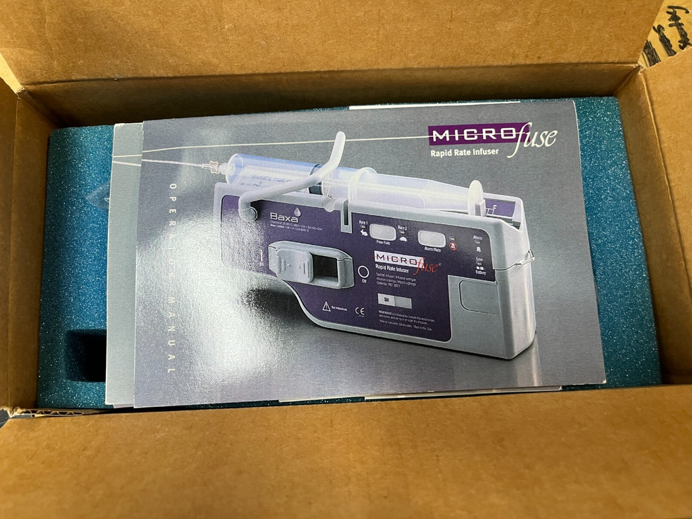 Baxa MicroFuse Rapid Rate Syringe Infuser Pump REF 6001