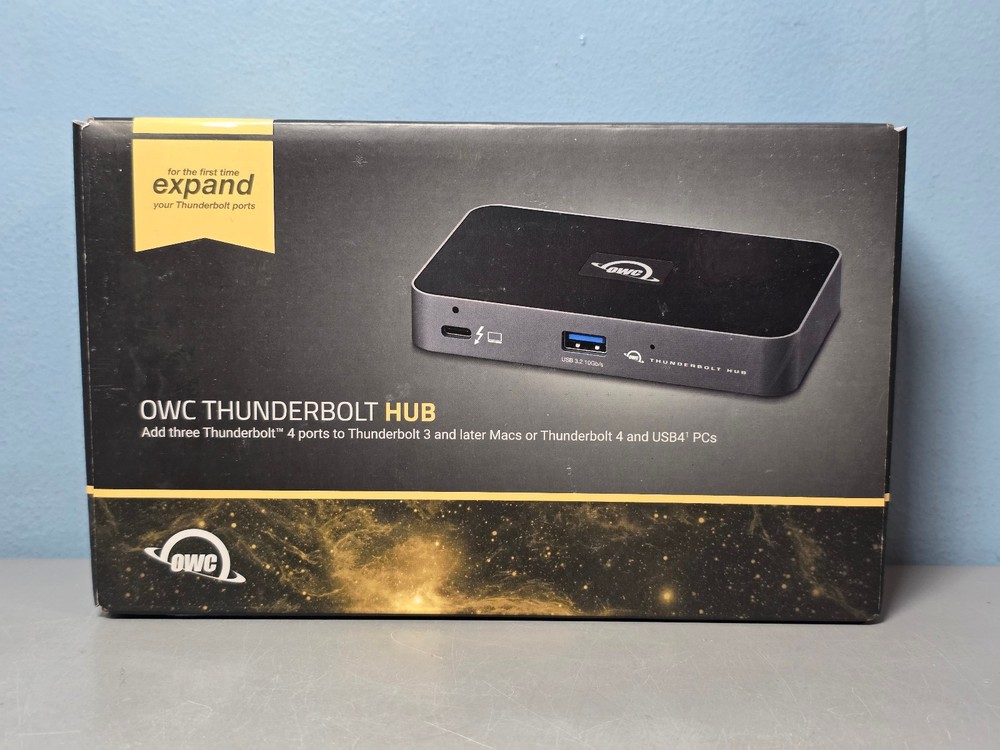 OWC Thunderbolt Hub - Power Supply, Hub, & Cable - New in Open Box!