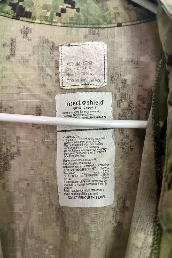 US Navy Working Blouse Size Medium-Long