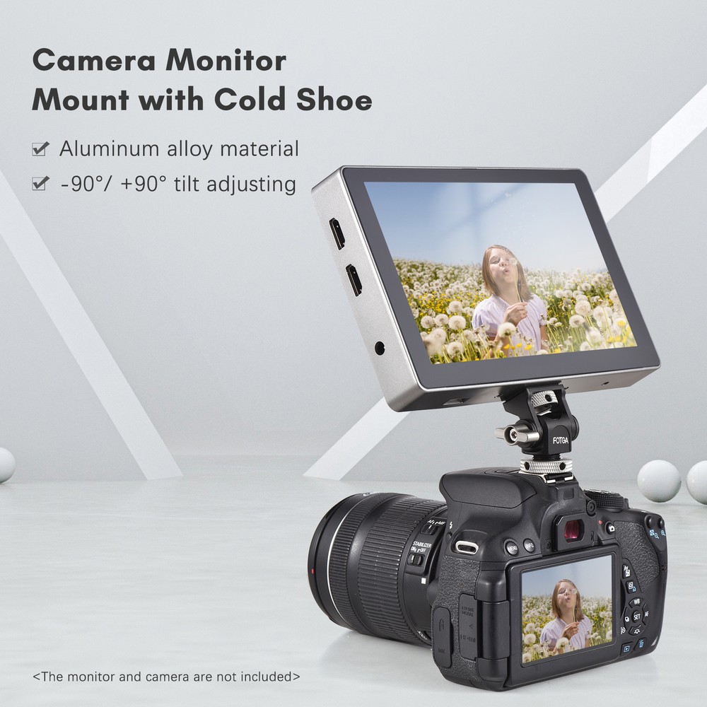 Mount Bracket with Cold Shoe Field Mount Holder A8B6