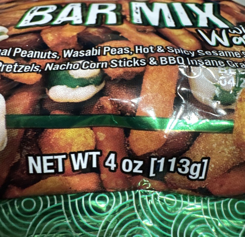 Beer Nuts Bar Mix with Wasabi - 4oz ( 2 Packs )