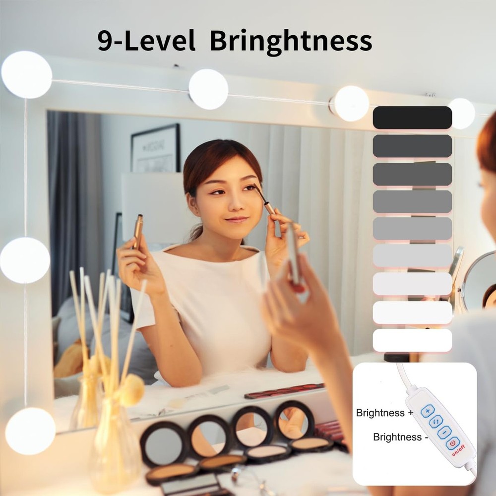 LED Vanity Lights for Mirror, High Brightness LED Chip, Hollywood Style Vanit...
