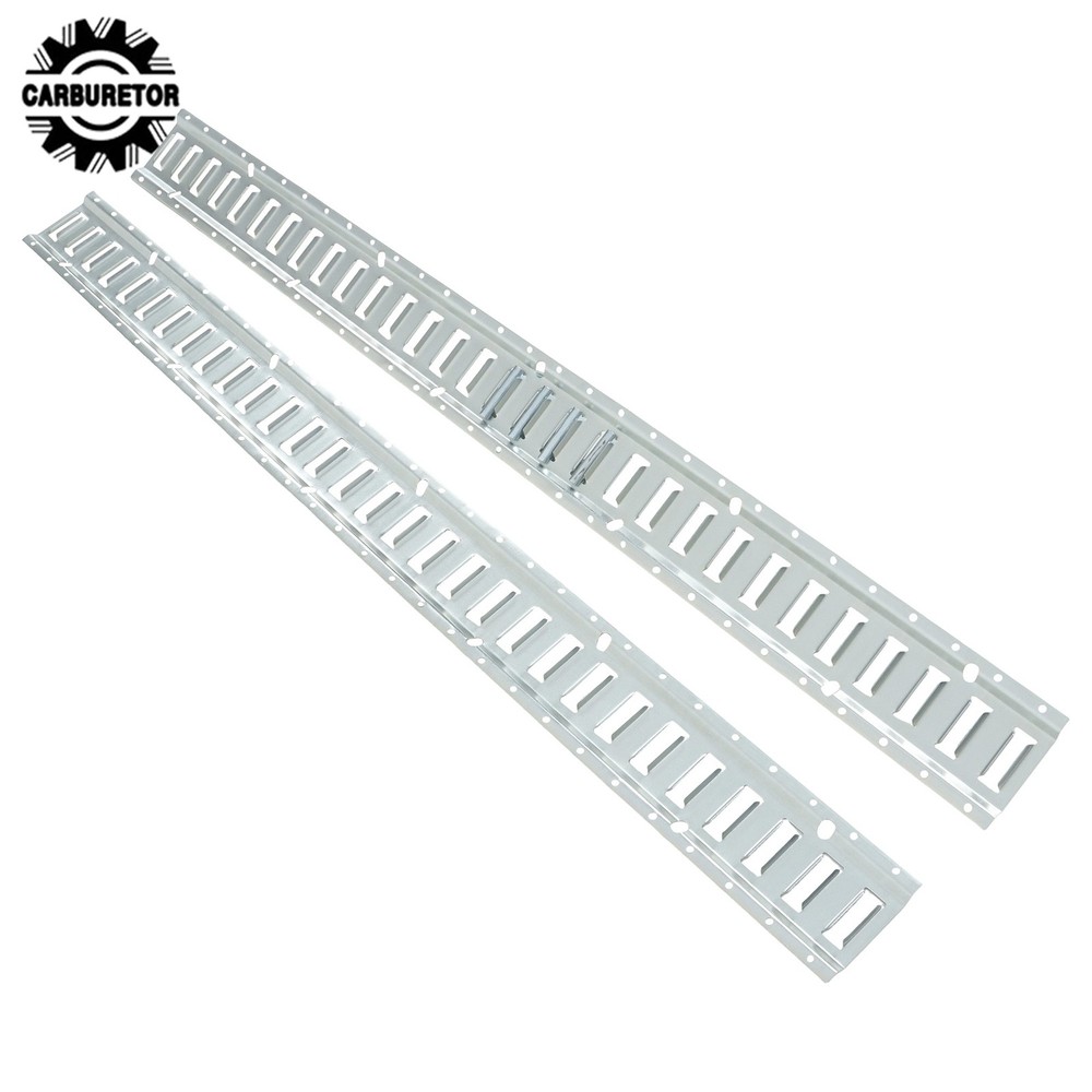 Silver 12 Pack 60" E Track Rail Sections With Mounting Hardware For Trucks Vans
