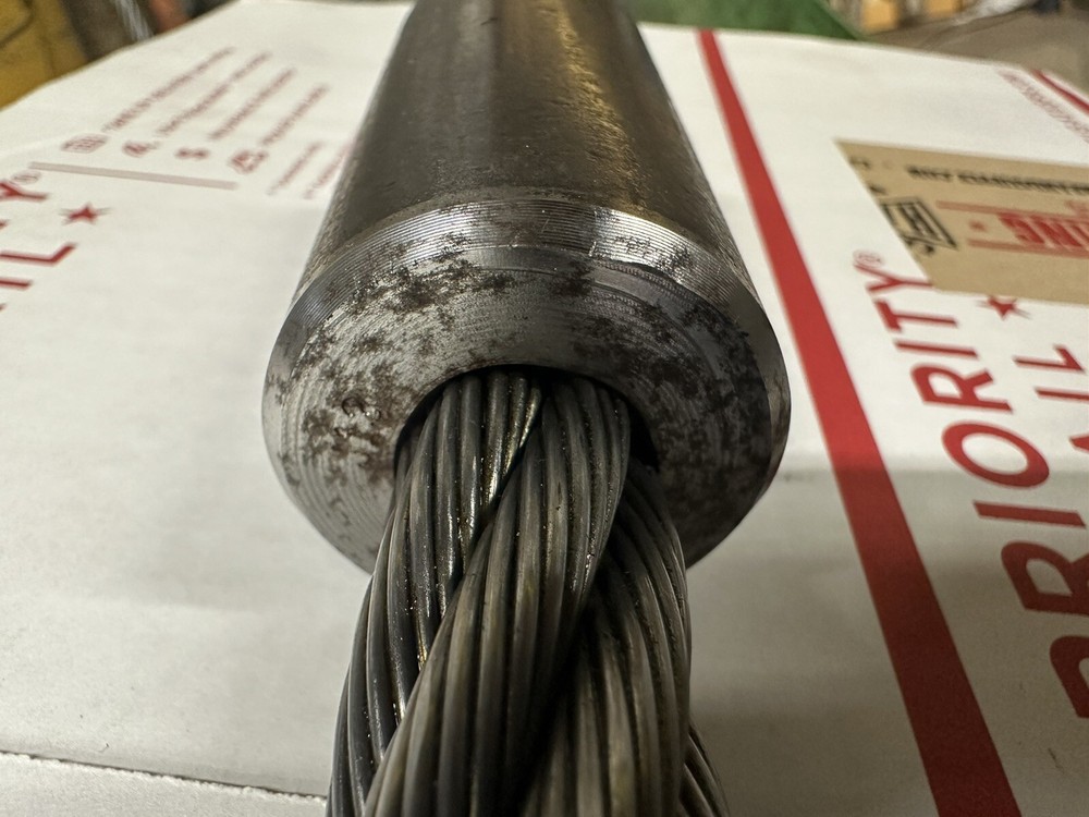Trenchless Cable Tool Replacement Mole Wire Rope With Button 3/4” X 125’ 🇺🇸