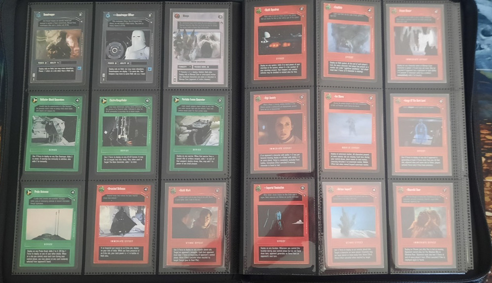 Decipher Star Wars CCG Hoth Limited BB Complete Set! w/ Rules & Corrected R3PO