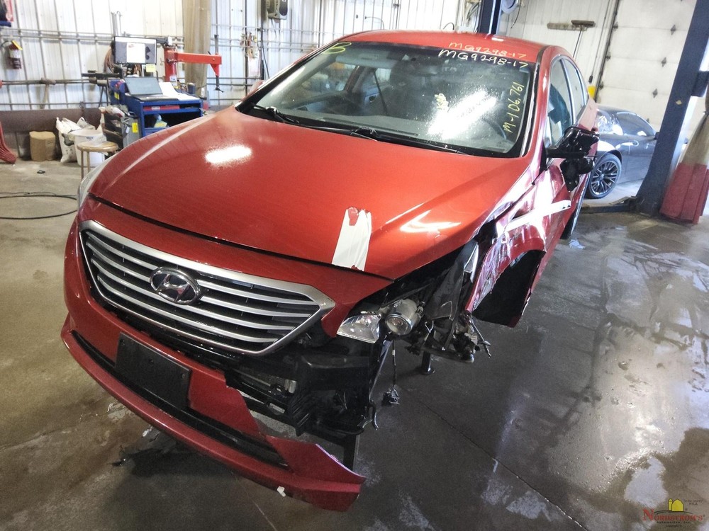 2017 Hyundai Sonata Driver Front Headrest Only Gray Cloth
