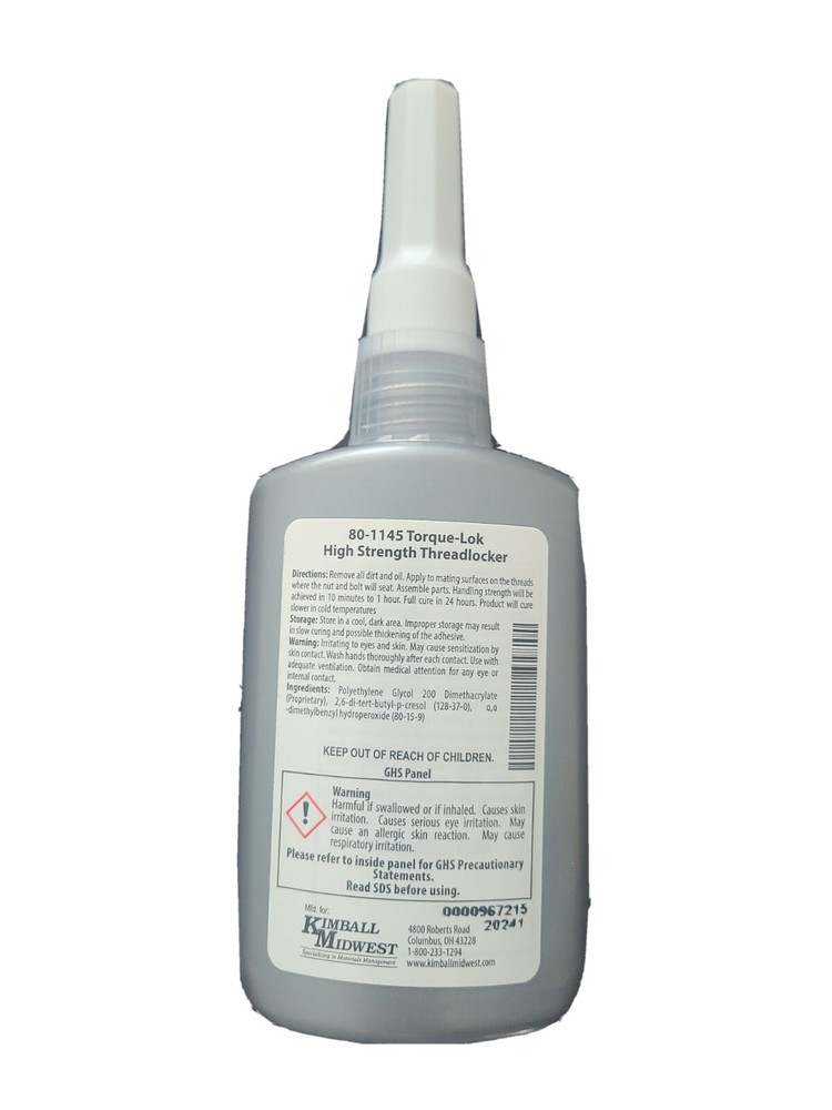 High Strength Red Threadlocker 35ml (Private Label)