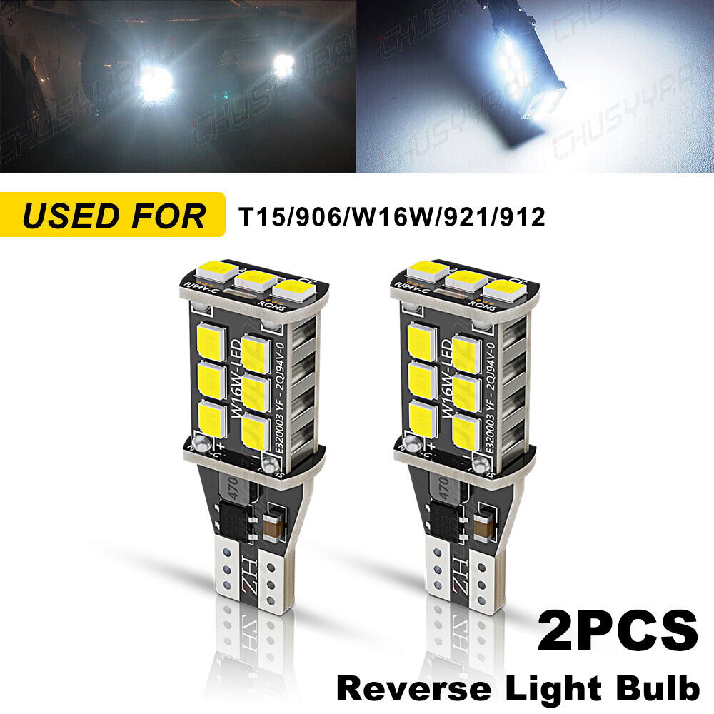 Error Free White 921 LED Reverse Backup Light Bulbs For 2007-2013 BMW X5 E70