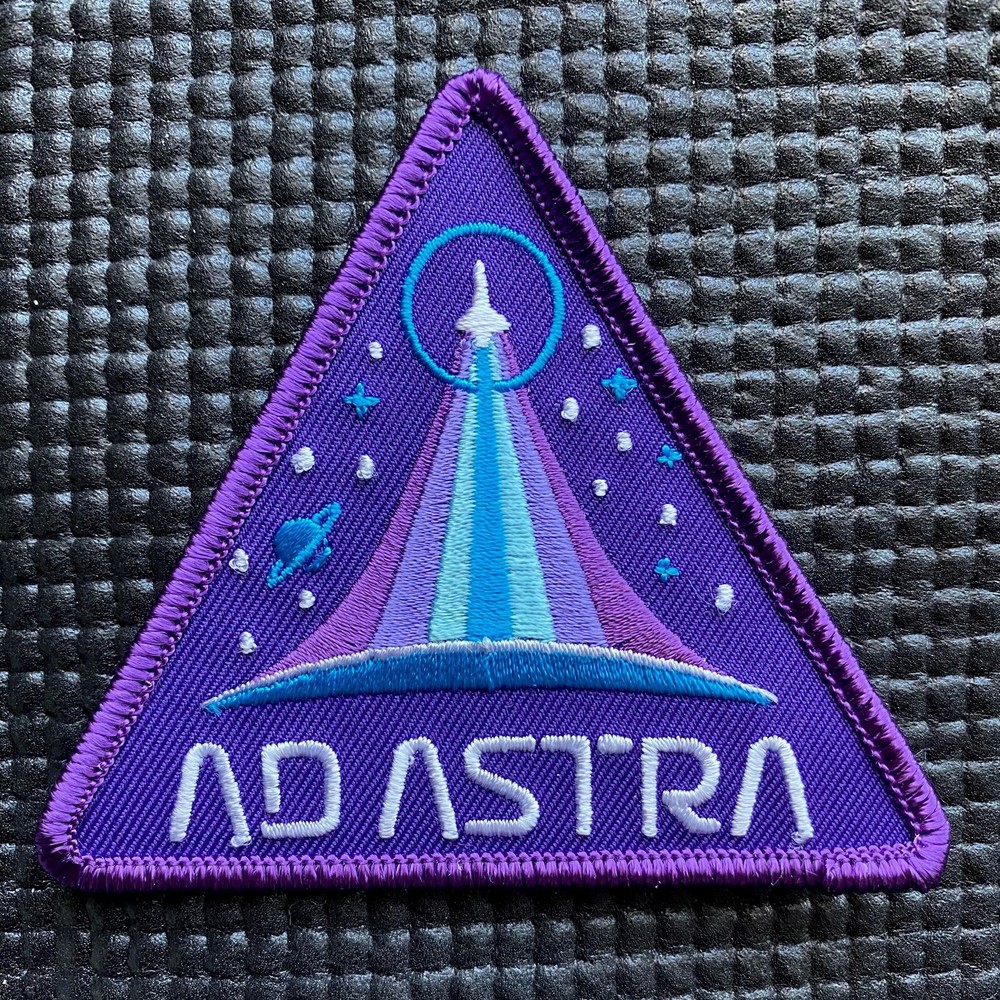 AD ASTRA - TO THE STARS - SPACE PATCH- 3.5”