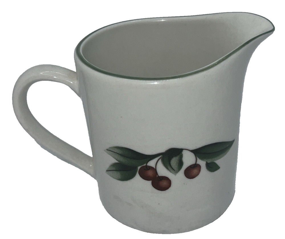 Cades Cove Collection by Citation Replacement Ceramic Creamer Apple & Cherry
